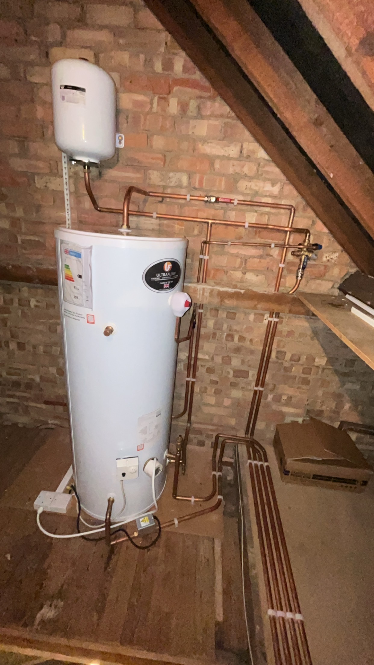 Pipework replacement in progress